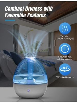 Portable Ultrasonic Cool Mist Humidifier