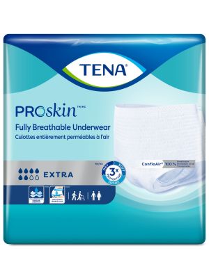 Tena 72425 ProSkin Extra Protective Unisex Underwear X-Large Pkg/12