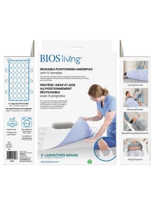 Reusable Positioning Underpad with 8 Handles X-Large