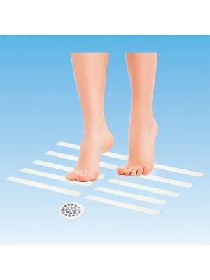 Self-Adhesive Anti-Slip Strips Clear Pkg/12