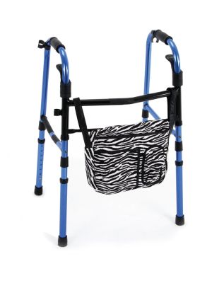 Wheelie Walker Bag Zebra