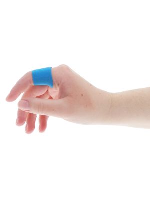 Blue Metal Detectable Fabric Bandages Box/100