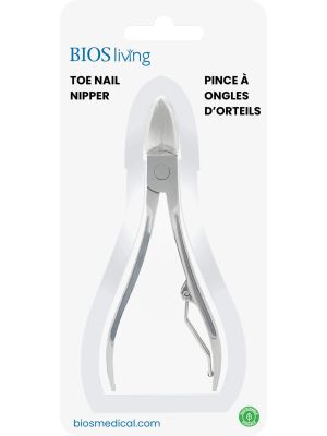 Toe Nail Nipper with Removable Plastic Case