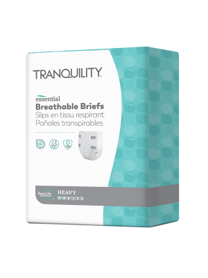 Tranquility Essential Breathable Briefs Heavy Absorbency 2X-Large/Bariatric Case/32