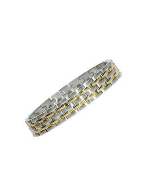 Magnetic Stainless Steel Link Bracelet Troy
