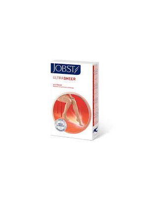 Jobst UltraSheer Thigh High Regular Style Lace Band Closed Toe 15-20 mmHg