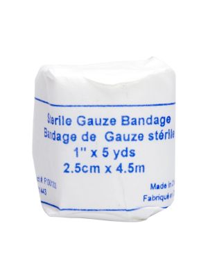 Gauze Bandage Roll Sterile 2.5cm x 4.5m (1