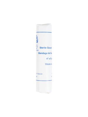 Gauze Bandage Roll Sterile 10cm x 4.5m (4