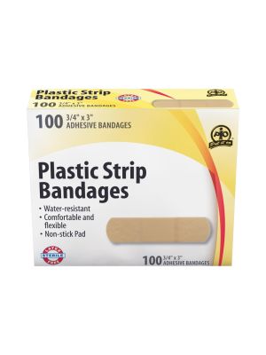 Plastic Strip Bandages 7.5 cm x 2 cm (3