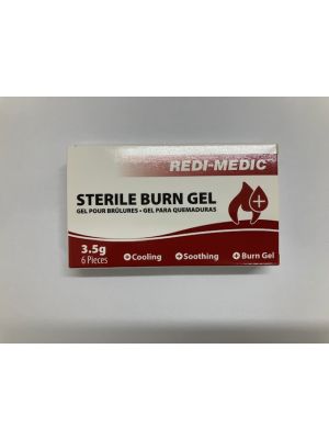 Sterile Burn Gel 3.5 g Box/6