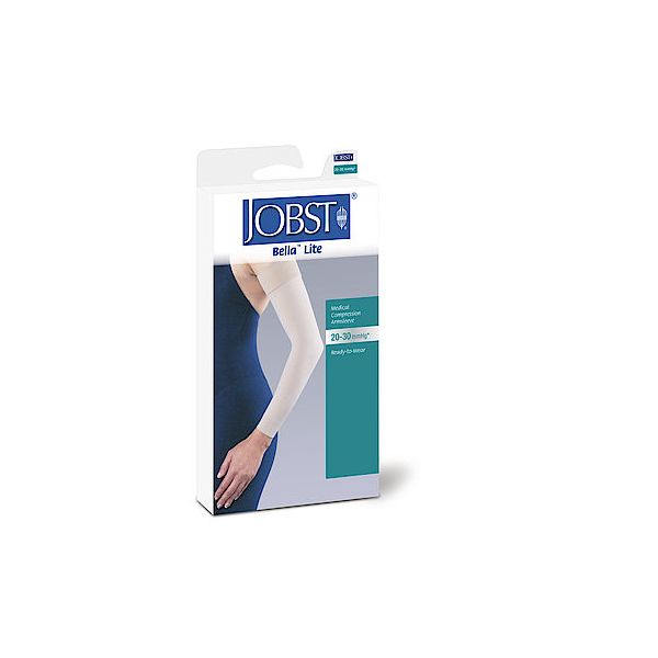 Jobst Bella Lite 20-30 mmHg Beige Ready-to-Wear Armsleeve with Silicone  Band Regular