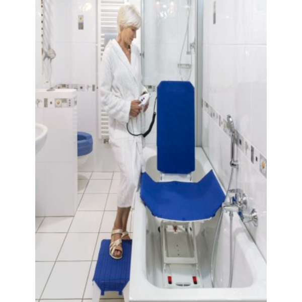 Aquatec R Reclining Back Bath Lift Blue