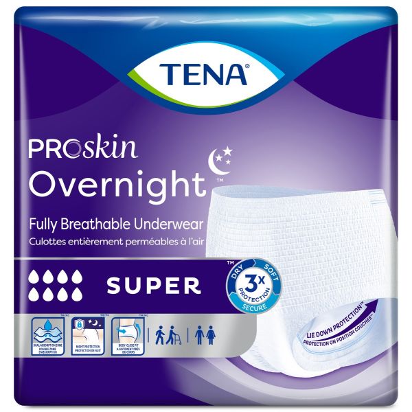 Tranquility Premium Overnight Disposable Absorbent Underwear Large Case/64