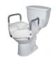 2 in 1 Locking Elevated Toilet Seat with Tool Free Removable Arms