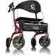 Airgo eXcursion X20 Lightweight Side-Fold Rollator Cranberry