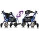 Airgo Fusion F20 Side-Folding Rollator & Transport Chair Pacific Blue