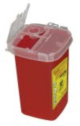 Sharps Container 1 L Red Case/100