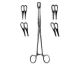Foerster Sponge Forceps Curved Serrated 18cm (7