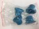 Bath Bench Rubber Tips Blue Pkg/4