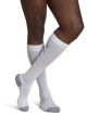 Athletic Recovery Socks 15-20 mmHg Calf Standard Band Closed Toe White
