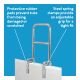 Dual Level Bathtub Rail