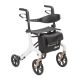 AeroWalk Ultra-Lite Rollator White Tall