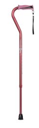 Hugo Ergonomic Offset Handle Cane Rose