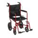 Lightweight Expedition Aluminum Transport Chair Red