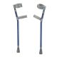 Pediatric Forearm Crutches Knight Blue User Height 2'6