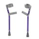Pediatric Forearm Crutches Wizard Purple User Height 2'6