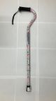 Gel Grip Aluminum Offset Cane Height Adjustable Floral
