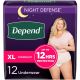 Depend Night Defense Underwear for Women X-Large Case/48