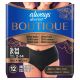 Always Discreet Boutique Incontinence Underwear Black Small/Medium Pkg/12