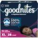 Goodnites Nighttime Underwear for Girls XL Pkg/28