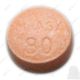 ASA Chewable Tablets 80 mg Orange Btl/500
