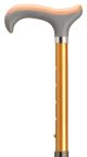 Soft Touch Mini Adjustable Ladies' Cane Orange