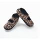 Nufoot Leopard Print Mary Janes