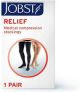 Jobst Relief Thigh High Regular Style Dot Band Open Toe Beige 30-40 mmHg