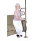 Security Pole & Curve Grab Bar Deep Bronze