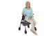 EZ Fold-N-Go Rollator Black Walnut