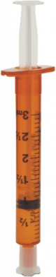 BD 305207 Amber Oral Syringe with Non Luer Tip 1 mL Box/100