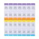 Easy Open 4 x Daily Pill Planner