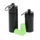Green Tapered Foam Earplugs with Keychains
