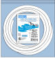 Urocare 600831 White-Rubber Drainage Tubing 0.31