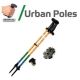 Urban Poling Urban Poles Spirit with Sand/Snow Baskets