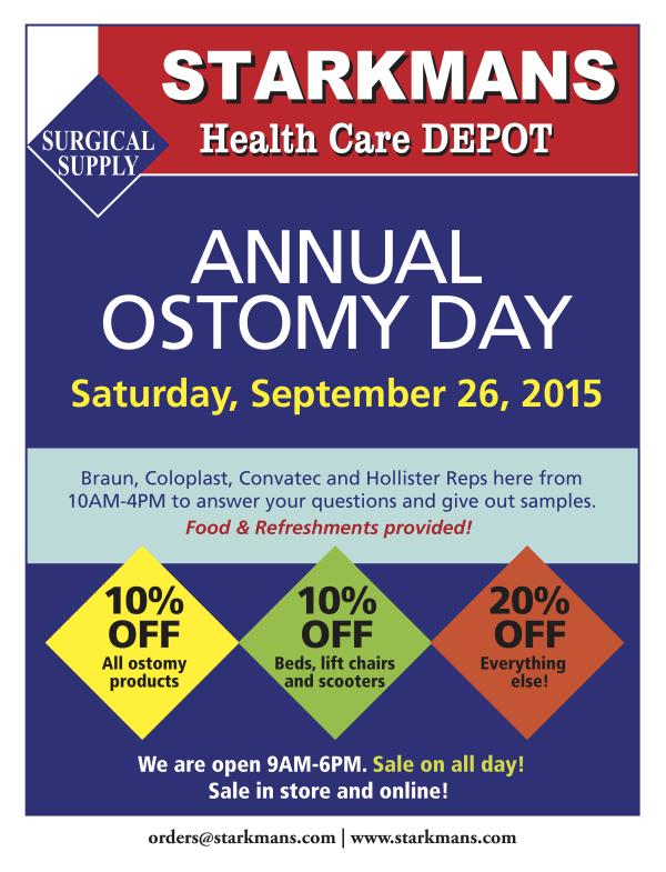 ❶ Day Only! Our Annual Ostomy Day is Here!
