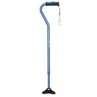 📣 Comfort-Plus Cane With MiniQuad Ultra-Stable Tip in Blue! Now ON SALE!