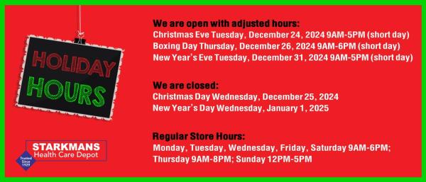 ❄️Holiday Hours 2024