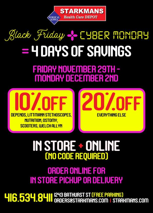 ⬛4-Day Black Friday & Cyber Monday Sale Starts Next Week!