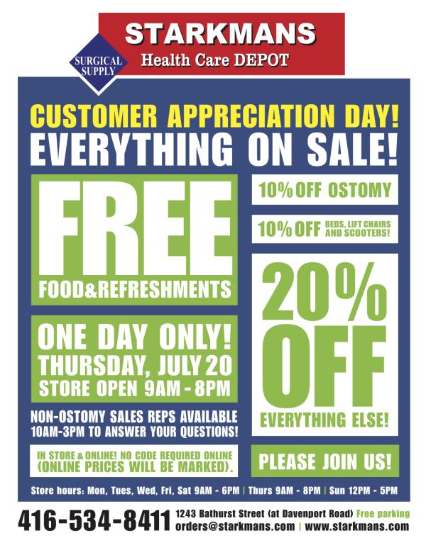 📨 You're Invited! Customer Appreciation Day on Thursday July 20th!
